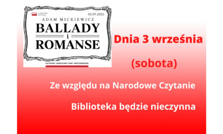 WAŻNA INFORMACJA!