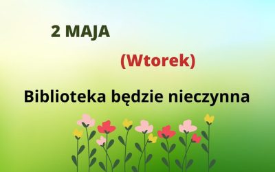 Czytelniku! Bardzo ważna informacja!