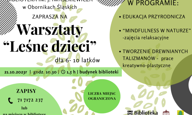 Warsztaty „Leśne Dzieci”
