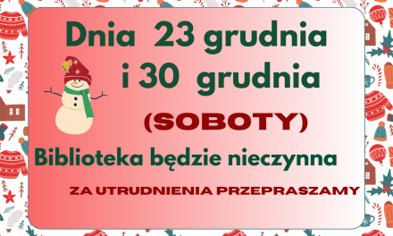 Ważny komunikat!