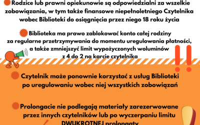 Zmiany w regulaminie od 1.01.2024 r.
