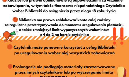 Zmiany w regulaminie od 1.01.2024 r.
