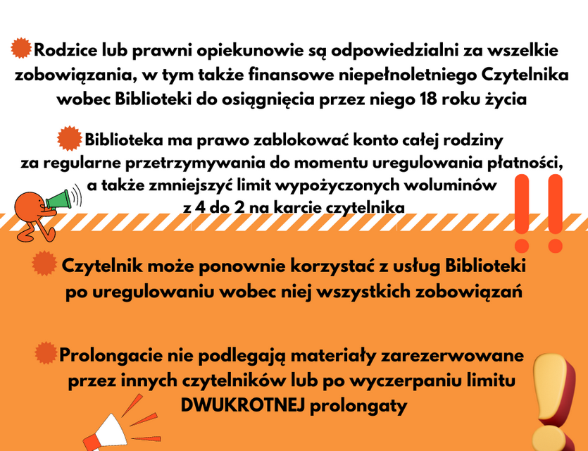 Zmiany w regulaminie od 1.01.2024 r.