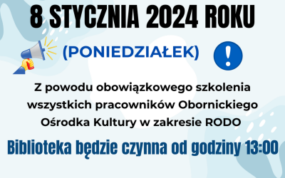Bardzo ważna informacja