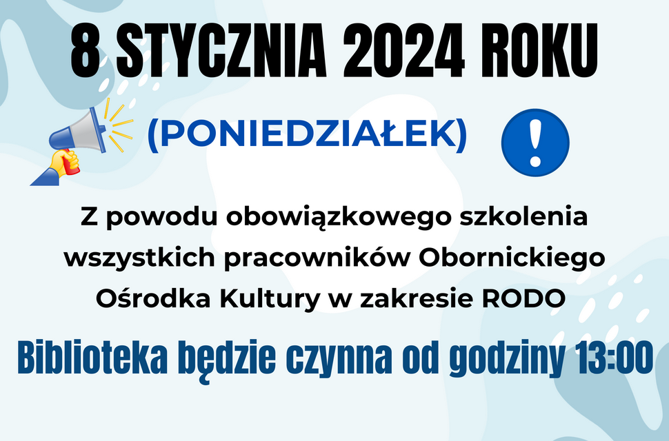 Bardzo ważna informacja