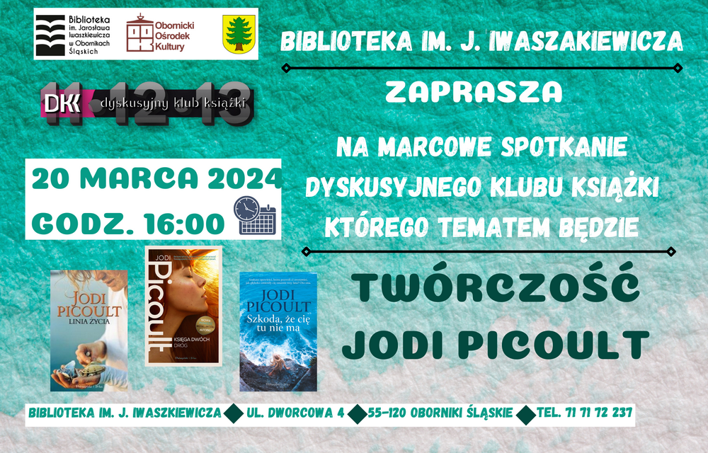 Marcowe spotkanie Dyskusyjnego Klubu Książki