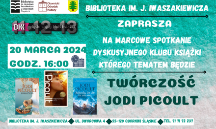 Marcowe spotkanie Dyskusyjnego Klubu Książki