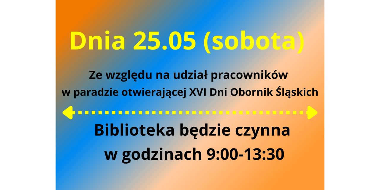 Bardzo ważna informacja!