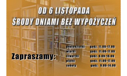 Uwaga! Ważna zmiana!